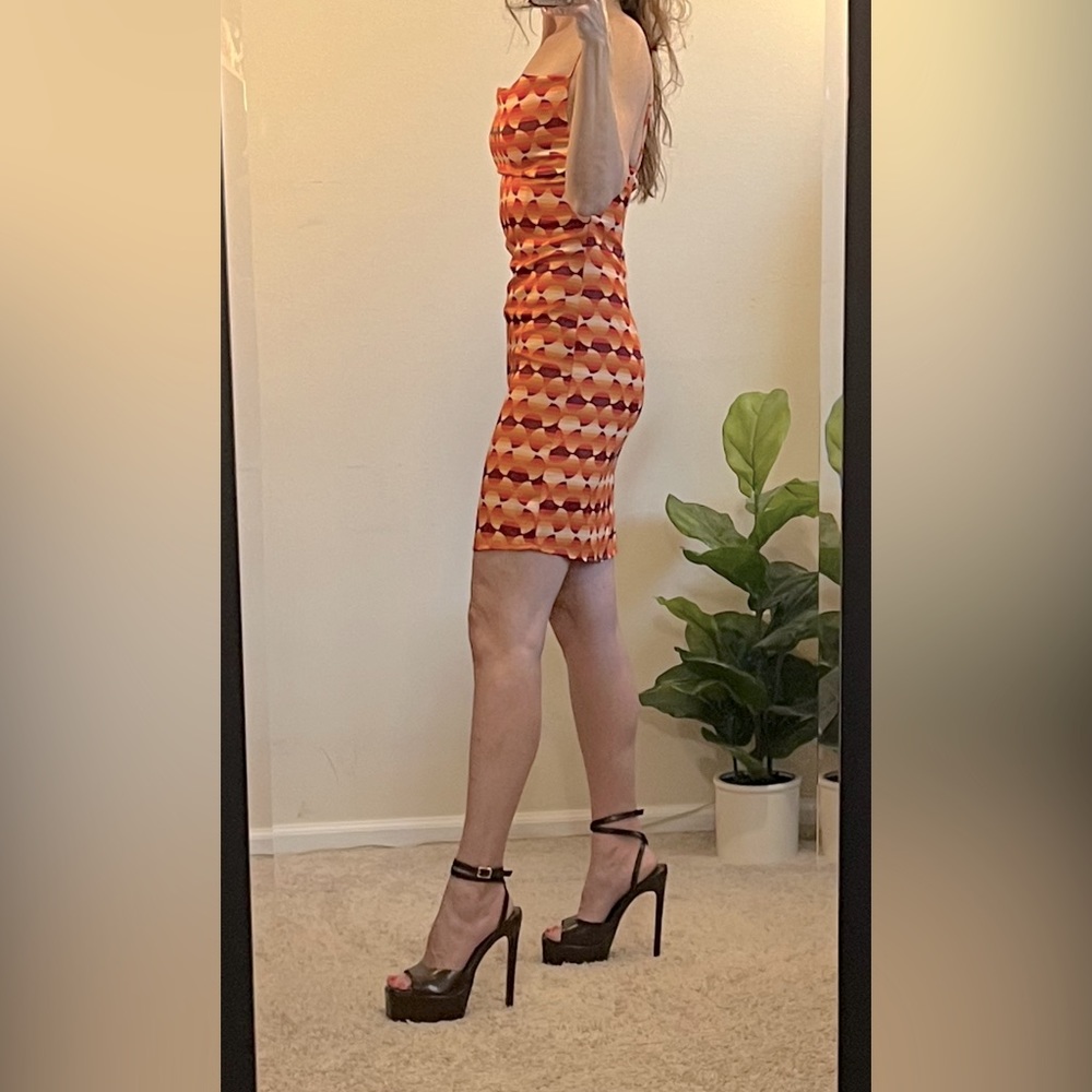 Urban Outfitters Multicolor Sleeveless Retro Mini Dress